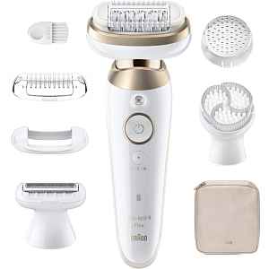 Braun Silk-épil 9 9-060 3D epilátor s plně flexibilní hlavou pro mokré i suché holení 1 ks