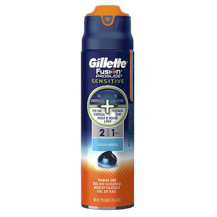 Gillette Fusion ProGlide Sensitive Ocean Breeze gel 170ml