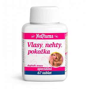 MedPharma Vlasy, nehty, pokožka 67 tablet