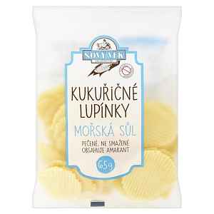 NOVÝ VĚK Lupínky kukuřičné mořská sůl 65 g