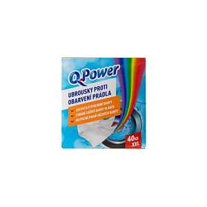 Q-Power ubrousky proti obarvení prádla 40 ks