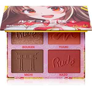 Rude Cosmetics Manga Face Palette multifunkční paleta na obličej odstín Rebel Rudeko 11.2 g