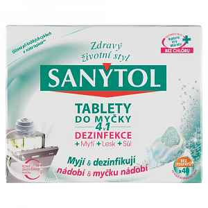 SANYTOL Tablety do myčky 4v1 s dezinfekcí 40 ks