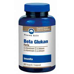 Beta Glukan Forte vitamín C a zinek cps.60