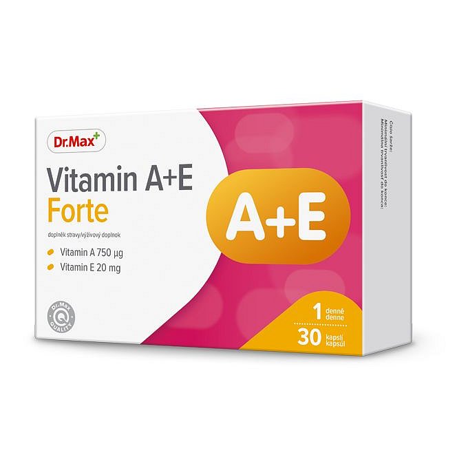 Dr.Max Vitamin A + E Forte 30 kapslí