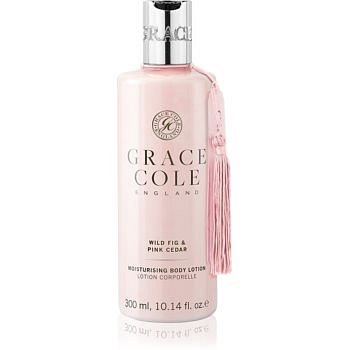 Grace Cole Wild Fig & Pink Cedar jemné hydratační tělové mléko 300 ml