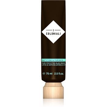 I Coloniali Mattifying & Pureness čisticí černá maska pro okamžité rozjasnění 75 ml