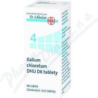 No.4 Kalium chloratum DHU D6 80 tablet