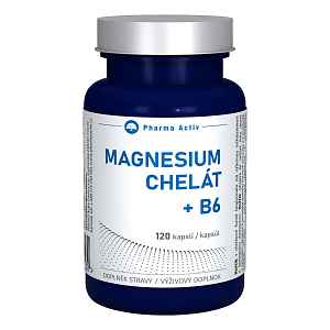 Pharma Activ Magnesium Chelát + B6 120 kapslí