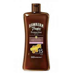 Hawaiian Tropic Protective suchý olej na opalování SPF 15  100 ml