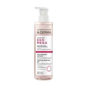 A-Derma Exomega Zklidňující čisticí gel 200 ml