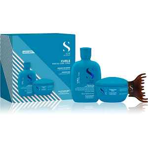 Alfaparf Milano Semi Di Lino Curls Duo Kit dárková sada pro všechny typy kudrnatých vlasů 3 ks