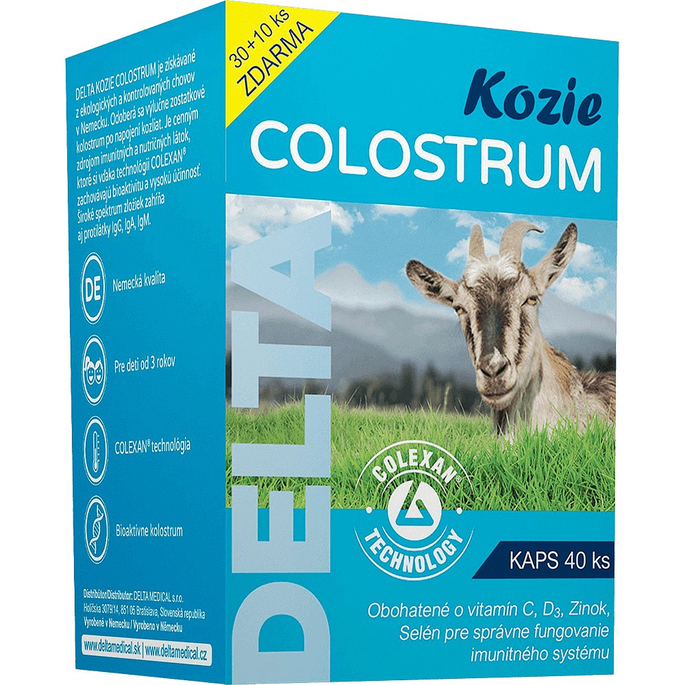 DELTA COLOSTRUM® Kozí 40 kapslí