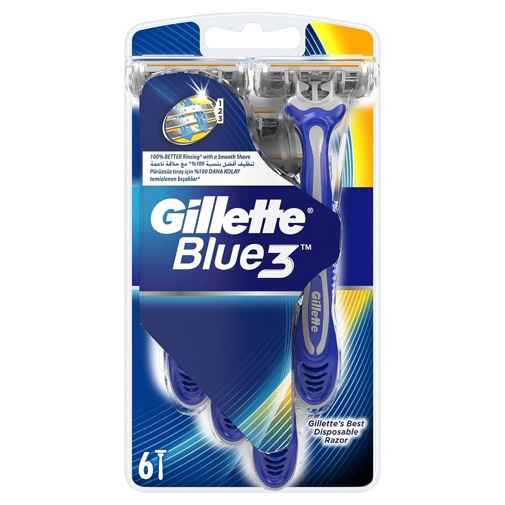 Gillette Blue3 pohotová holítka 6 ks