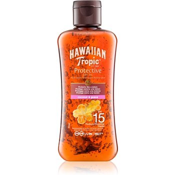 Hawaiian Tropic Protective suchý olej na opalování SPF 15  100 ml