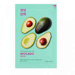 Holika Holika Zjemňující plátýnková maska Avocado  20 ml