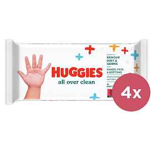 2x HUGGIES Single All Over Clean 56 ks - vlhčené ubrousky