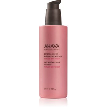 Ahava Dead Sea Water Cactus & Pink Pepper tělové mléko s minerály kaktus a růžový pepř  250 ml