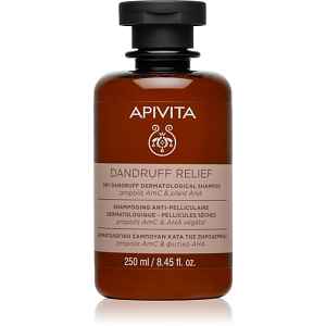 Apivita Dandruff Relief Dry Dandruff Dermatological Shampoo šampon proti lupům pro suchou a svědící pokožku hlavy 250 ml
