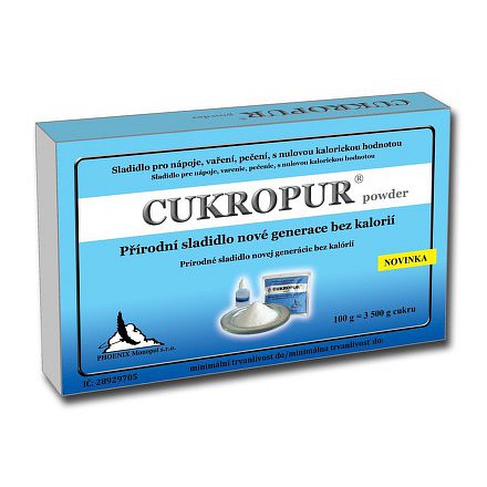 CUKROPUR powder práškové stolní sladidlo 100g