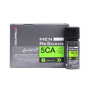 Goldwell Tónovací pěna pro zakrytí šedin Men Reshade (5CA Cool Ash) 4 × 20 ml