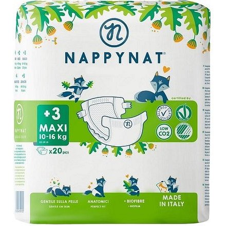 Plenky Nappynat Maxi 8 - 16 kg (20 ks)