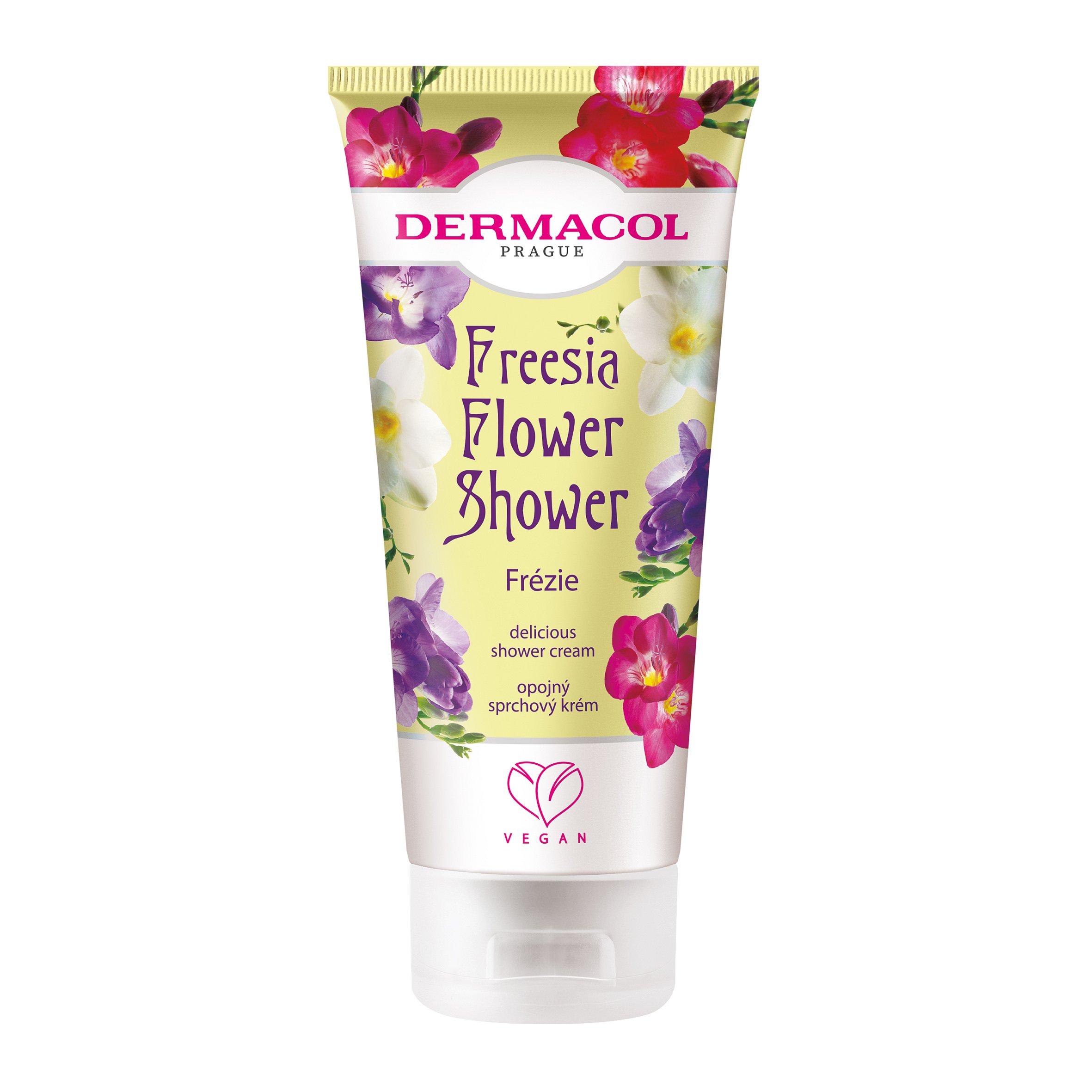 Dermacol Flower shower Opojný sprchový krém Frézie 200ml