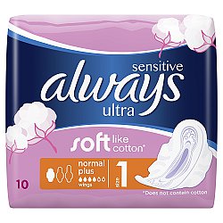 DHV Always Ultra Sensitiv Normal Plus single/10ks