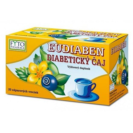 Diabetický čaj EUDIABEN 20x1g Fytopharma