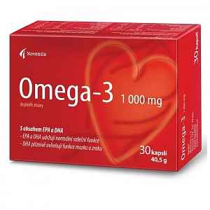 Omega- 3  1000 mg orální tobolky 30 pro zdravé srdce a cévy