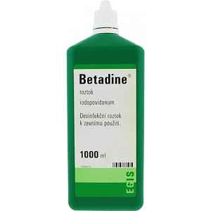 Betadine tekutina 1 x 1000 ml (H) zelený