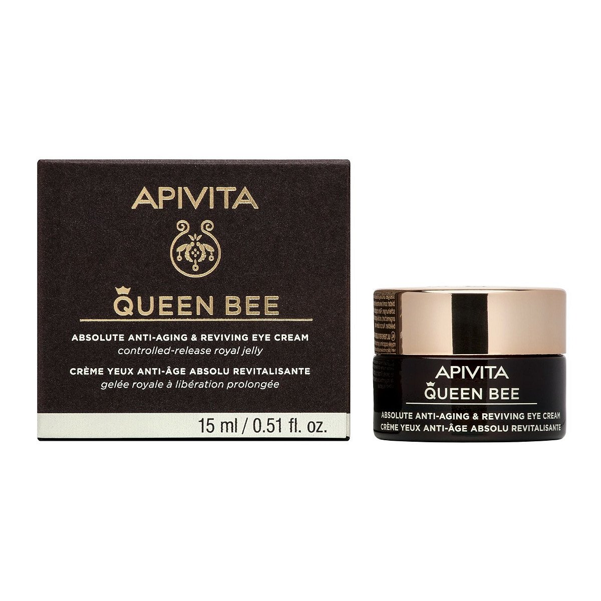 APIVITA Queen Bee oční krém proti vráskám 15 ml