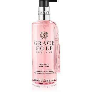 Grace Cole Wild Fig & Pink Cedar jemné tekuté mýdlo na ruce 300 ml