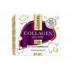 Lirene Collagen Glow Vyhlazující pleťový krém NIACINAMID 50+ 50 ml