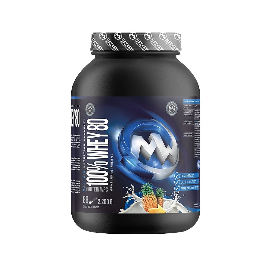 MAXXWIN 100% WHEY 80 ananas 2200g