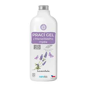 Nanolab Prací gel z Marseillského mýdla Levandule 1500 ml