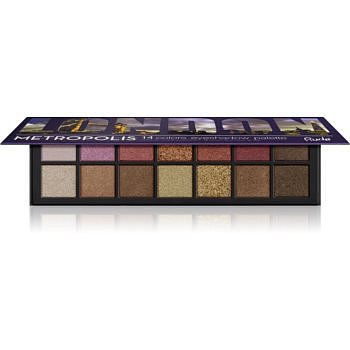 Rude Cosmetics Metropolis London paleta očních stínů 15 g