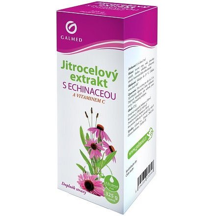 Galmed Jitrocelový sirup s echinaceou a vitamínem C 325g