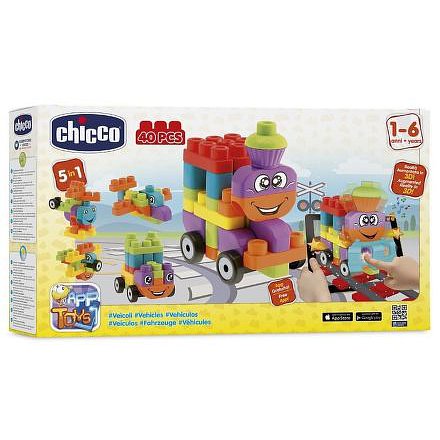 Hračka stavebnice "App Toys" 40ks - Dopravní prostředky