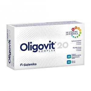 Oligovit 20 KOMPLEX 30 potahovaných tablet