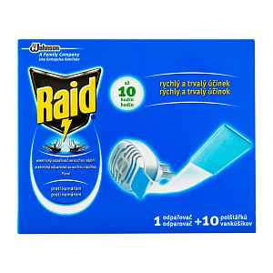 Raid Elektrický odpařovač se suchou náplní Floral 10x 0,635 g