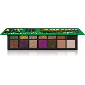 Rude Cosmetics Metropolis Rio De Janeiro paleta očních stínů 15 g