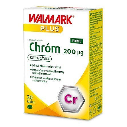 Walmark Chróm FORTE 200mg tbl.30 - II.jakost
