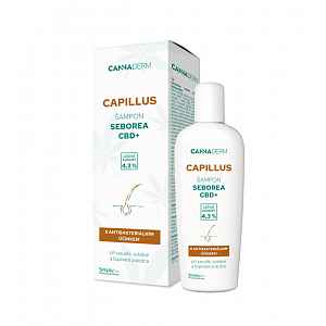 Cannaderm Capillus seborea šampon CBD+ 150ml