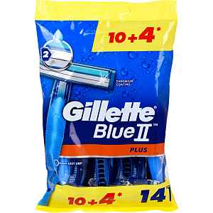 Gillette Blue2 Plus pánské jednorázové holítko 10+4 ks