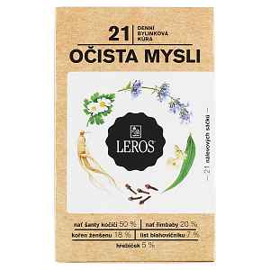 LEROS Očista mysli bylinková kúra 21 sáčků