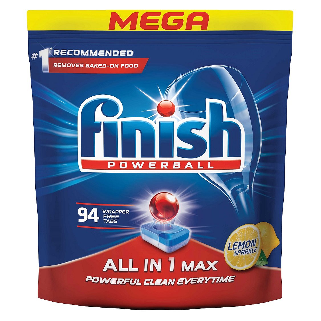 FINISH All-in-1 Max Lemon 94 ks – tablety do myčky