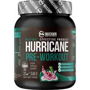 MAXXWIN Hurricane pre-workout 540g višeň