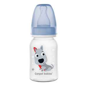 Canpol babies Lahev s potiskem Cute animals 120ml