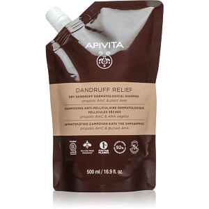 Apivita Dandruff Relief Dry Dandruff Dermatological Shampoo šampon proti lupům pro suchou a svědící pokožku hlavy Refill 500 ml